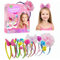 Activite Manuelle Fille Enfants 5 6 7 8 9 10 11 12 Ans Serre Tete FilleKit de Loisir Creatif Bricolage Fabrication de Bandeaux Cheveux Accessoire 6-11 Ans Jeux Jouet Cadeau Anniversaire Noël 50+Pcs