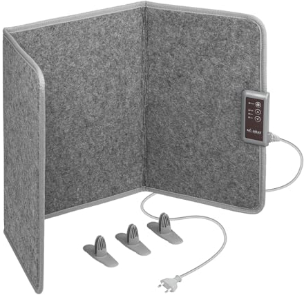 Mi-Heat Riscaldamento da tavolo da gioco, per Zocker fino a 60 °C, pannello riscaldante pieghevole a infrarossi, 51 x 100 cm, 260 Watt