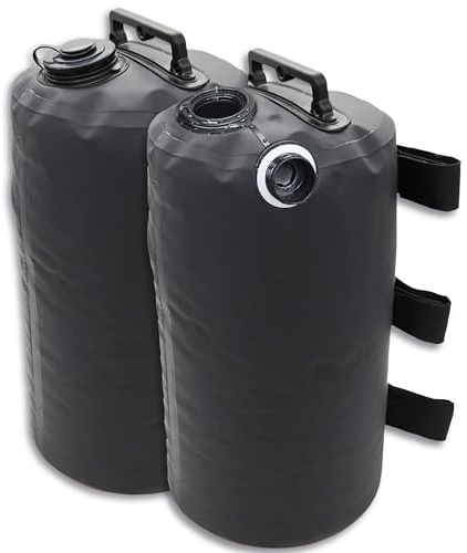 BailenaTents® Wassergewichte 15Liter Gewichte für Pavillon Zelte Beschwerung für Faltpavillon Standsicherung mit Wasser/Sand befüllbar, Universal Pavillonstandfüße für Gartenzelt