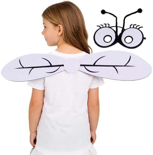 Genérico Flugvingar för cosplay – cosplay-tillbehör e đe filt, kit de flugdräkt 2,12 oz, tillbehör för đé halloween çosplay, karneval, födelsedag, show, ma