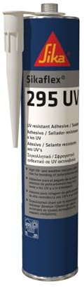SIKA - Adhesivo para el pegado y sellado de acristalamientos plásticos en botes y barcos - Sikaflex 295 UV - Blanco - Resistencia UV - 300ml