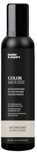 basler Color Schaumfestiger Aschblond, Aerosoldose 200 ml - Praktische Anwendung | Schaumfestiger mit Farbe