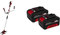 Einhell Power X-Change 36V Cordless Brush Cutter and Grass Trimmer | Brushless Motor, Auto Line Feed, Electronic Speed Control | AGILLO 36/255 BL Strimmer With 2 x 4.0 Ah Batteries