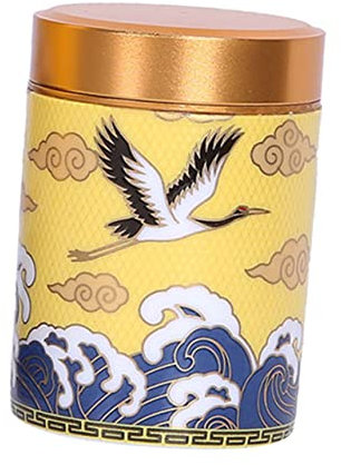 UPKOCH Bonbonnière Céramique Boîte à Thé Et Café De Voyage Pot De Rangement Pour Thé Boîte De Rangement