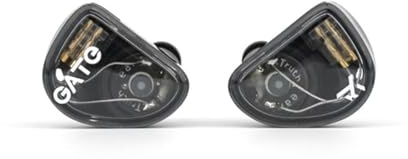 TRUTHEAR GATE Dynamic Driver in-Ear Headphone 3.5mm Interchangeable Headphone Cable Headphone (Black, with mic)