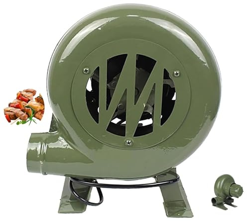 JOUFNING Souffleur Centrifuge pour Barbecue, Souffleur Électrique pour Barbecue, Ventilateur À Pompe Portable, Allume-feu pour Barbecue, pour Barbecue(100W)