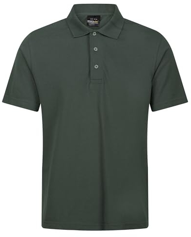 Regatta Professional Mens Pro 65/35 Short Sleeve Polo t Shirt Base Layer Dark Green