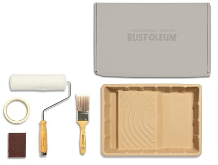 Rust-Oleum Ready to Roll - Eco Paint Kit (Large) - Chalky Wall Paint Delicate Greys