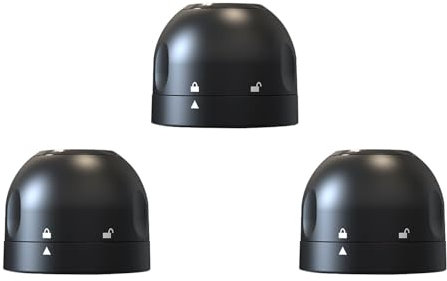 3 Tappi a Vuoto per Spumante - Chiusura Ermetica in Silicone per Prosecco, Champagne e Birra, Conserva Effervescenza, Adatto a Bottiglie di Vino Frizzante, Design Antiperdita con Tenuta Stagna