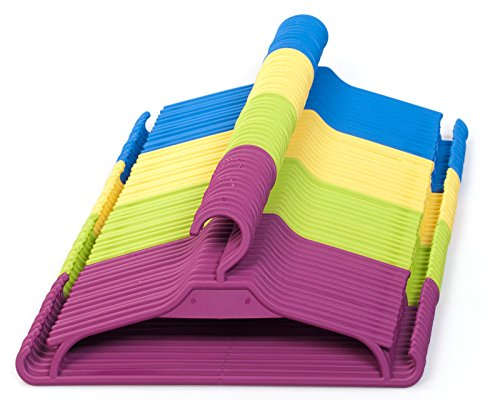 Set di 25 grucce appendiabiti per bambini, colore: verde