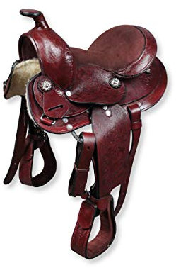 Silver Star Sella Pony Western Chestnut 10” = 25,5 cm