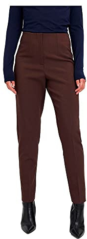VERO MODA VMSANDY HR Tapered Pant Noos, Pantaloni a Carota Donna, Coffee Bean, S/30