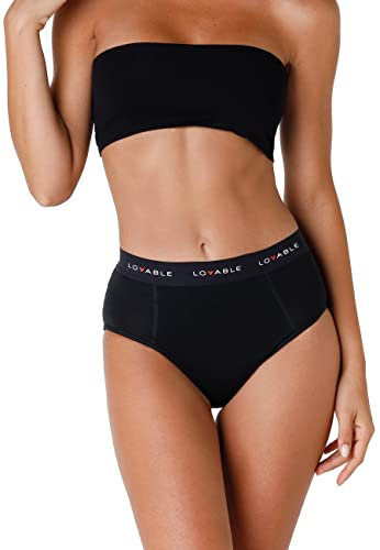 Lovable Slip Alto da Ciclo Mestruale Flusso Medio Period Panties Donna