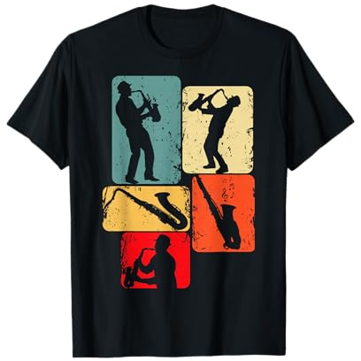 Saxophone Saxophoniste Homme Enfant T-Shirt