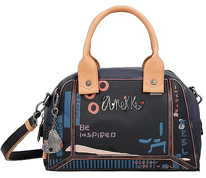 Anekke Contemporary Rucksack 37811-203, Blau, mehrfarbig, Einheitsgröße
