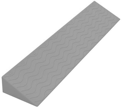 Rampa de umbral de puerta para silla de ruedas, 99 cm de longitud, rampa de umbral de puerta, umbral de puerta, rampa para silla de ruedas, rampa para silla de ruedas, rampa de 5 cm, gris