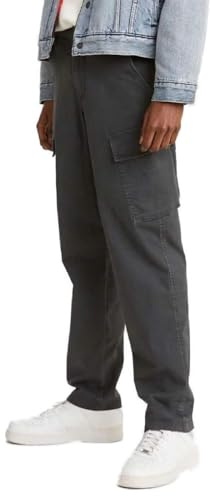 Levi's Pantalones Cargo para Hombre XX Tapered, Pirate Black, 34W / 32L