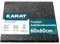 KARAT Antivibrationsmatte 60 x 60 cm, 2 cm dick - zuschneidbare Antivibrationsunterlage für Waschmaschine & Trockner, Gummiunterlage, Waschmaschinenunterlage, Schallschutzmatte, Gummimatte