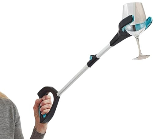 Agarrador Extensible - Pinza Plegable con Luz para Adultos Mayores,Alargador Liviano para Adultos Mayores Mujeres Embarazadas Ropa Basura Hogar Jardín