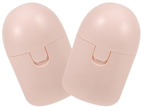 Ciieeo 2 Pièces Boîte de Rangement pour Coupes Menstruelles Étui Extérieur Respirant Organiseur Léger et Portable pour Femme Facile à Nettoyer Coffret Pratique pour Voyage