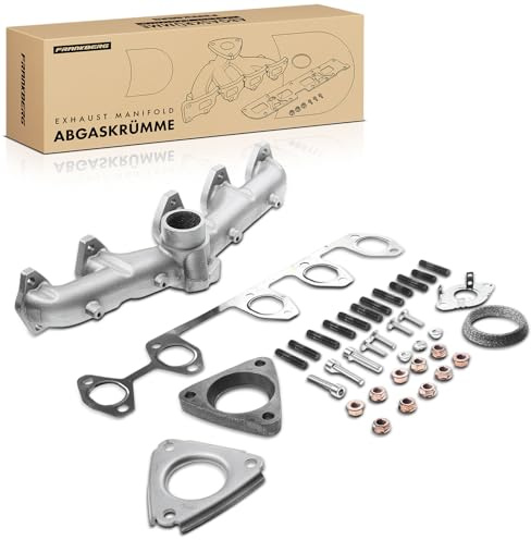 Frankberg Collettore di scarico Compatibile con M.u.l.t.i.v.a.n V 7EF 7EM 7EN 7HF 7HM 7HN 2.5 TDI Transporter V Bus 7EB 7EJ 7HB 7HJ 2.5 TDI M.u.l.t.i.v.a.n V 7EF 7EM 7EN 7HF 7HM 7HN 070253031F