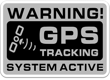 Autocollants de suivi GPS – Autocollants d'alarme de suivi GPS – Lot de 10 étiquettes d'avertissement de sécurité pour véhicules | Autocollants de suivi pour vélos, scooters et équipements | Système