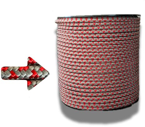 Knotty Multifunctional Rope 100 m x 5 mm – Durable and Versatile for Climbing, Camping, Gardening, Boating, DIY and Survival – Ideal as Jute Rope, Paracord and Outdoor Clothes Line
