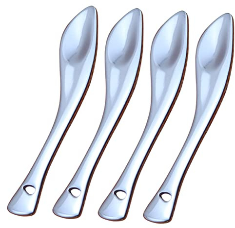 SAFIGLE 4piezas Cucharas Para Mascarillas Faciales Espátulas Cosméticas Herramientas Profesionales De Maquillaje Para Crema De Ojos y Facial