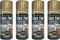HL 4 x Gold Spray Paint Fabric Leather Spray Paint Art Vinyl & Crafts Flexible 200ml