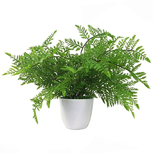 Leaf Design Realistic Artificial Fern Plant, 30cm