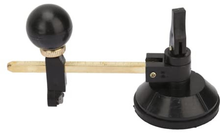 Gedourain Cortador de vidrio para aceite, herramienta industrial, cortador de vidrio, 6 ruedas, cortador circular para trabajos de madera, 20 cm