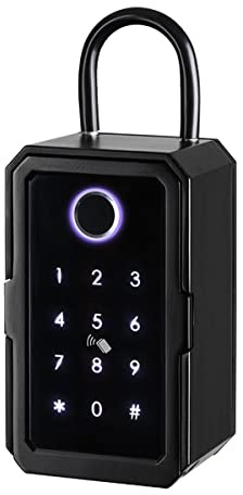 Fozriybefy Smart Key Lock Box Ttlock Wifi Fechadura Eletronica Wasserdichte Wandhalterung Fingerabdruck TüRschloss SicherheitsschließFach