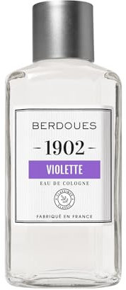 BERDOUES 1902 Eau de Colonia Violette Fresco y Delicado Fabricado en Francia, sin colorantes, Perfume para mujer y hombre, 480 ml