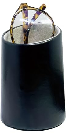DVOFU Support de lunettes noir pour protéger les lunettes, support vertical pour la maison, table de chevet, organisateur de lunettes pour femmes et hommes, table basse, bureau