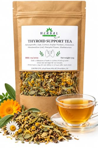 Thyroid Herbal Tea 50g | Metabolism, Energy & Hormonal Balance | 100% Natural Focus & Vitality