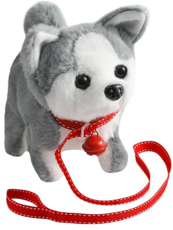 Giocattolo Elettrico Per Cani Di Peluche - Compagno Scodinzolante Che Abbaia | Peluche Interattivo Per Animali Domestici, Giocattolo Elettronico Di Ṕeluche Ṕer Animali, Movimento Realistico E Set Da G
