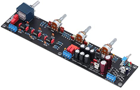 Oumefar Lyx Förförstärkare för Tonkort med Förbättrade Funktioner för Audiofiler - Svart Kontrollmodul - AC 12V-18V - 1 Enhet