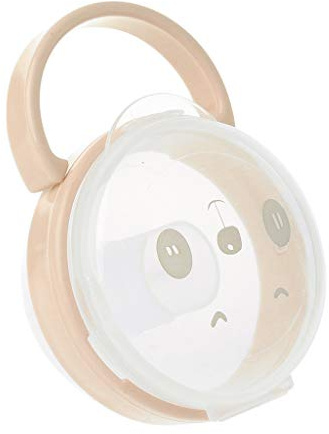 BELTI Bébé Sucette boîte de Rangement Dessin animé Panda Motif sucettes Mamelon Transparent boîtes à poussière Portable