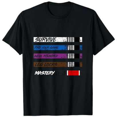 Jiu Jitsu BJJ Système de Ceinture T T-Shirt