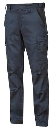 U-POWER | Pantaloni da Lavoro Uomo GUAPO, Slim Fit, con Ginocchiera, Elasticizzati e Resistenti, 98% cotone 2% spandex