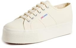 Superga 2790, Damen Plateau-Sneakers, Beige (Natural-Favorio), 39 EU