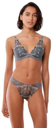 Triumph Donna Sensual Spotlight Highleg Brazilian, PEBBLE GREY