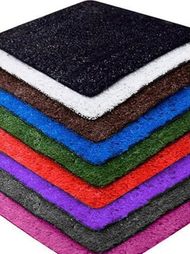 JARDIN202 - Césped Artificial 7mm de Color para Exterior | Alta Densidad | 2 x 4 metros : 8 m2 (Marrón)