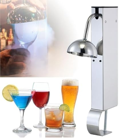 DPLXFPP Enfriador Vidrio, Escarchador Vidrio Instantáneo Co2, Enfriador Vino Y Cerveza para Bares, Congeladores, Enfriadores para Bebidas, Champán, Martini, para Discotecas, Pubs