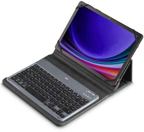 Hama Bluetooth®-Tastatur Travel 500 für Tablets 7-11, Case, kabellose TastaturQWERTZ DE, schwarz