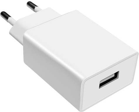 10W USB-Ladegerät mit USB-A-Anschluss Wandladegerät für iPhone, Samsung, Android, iPad, Tablet - Kompaktes Reise- und Homeoffice-Ladeset (1 er-Pack)