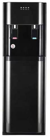 Dispensador independiente de agua alimentado por red eléctrica con funciones de agua fría, caliente y tibia para uso en sala de estar