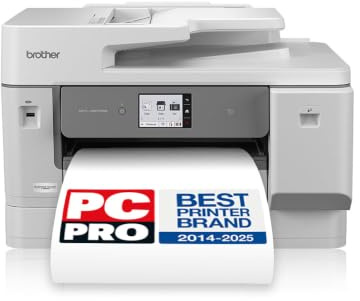 Brother MFC-J6975DW A3 Wireless All-in-One Inkjet Printer| | Print, Copy, Scan & Fax |WiFi/USB 2.0 | 2-sided Scanning|2 x 250 Sheet Tray| Inks Included |UK plug
