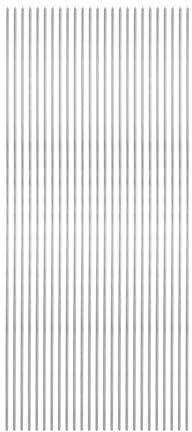 QUARKZMAN 25 piezas de Brochetas de Metal 38cm x 2.2mm Palitos Redondos de Acero Inoxidable Reutilizables para Barbacoa al Aire Libre Parrilla para Asar Carne Camarones Frutas Verduras