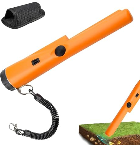 Pinpointer Détecteur de métaux – de détecteur de métaux Portable | 360° Détection Poninter Hand Pis | Testeur Portable avec étui pour la Chasse au trésor intérieur, extérieur, pl